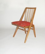 krzesło tapicerowane Niemcy lata 60.